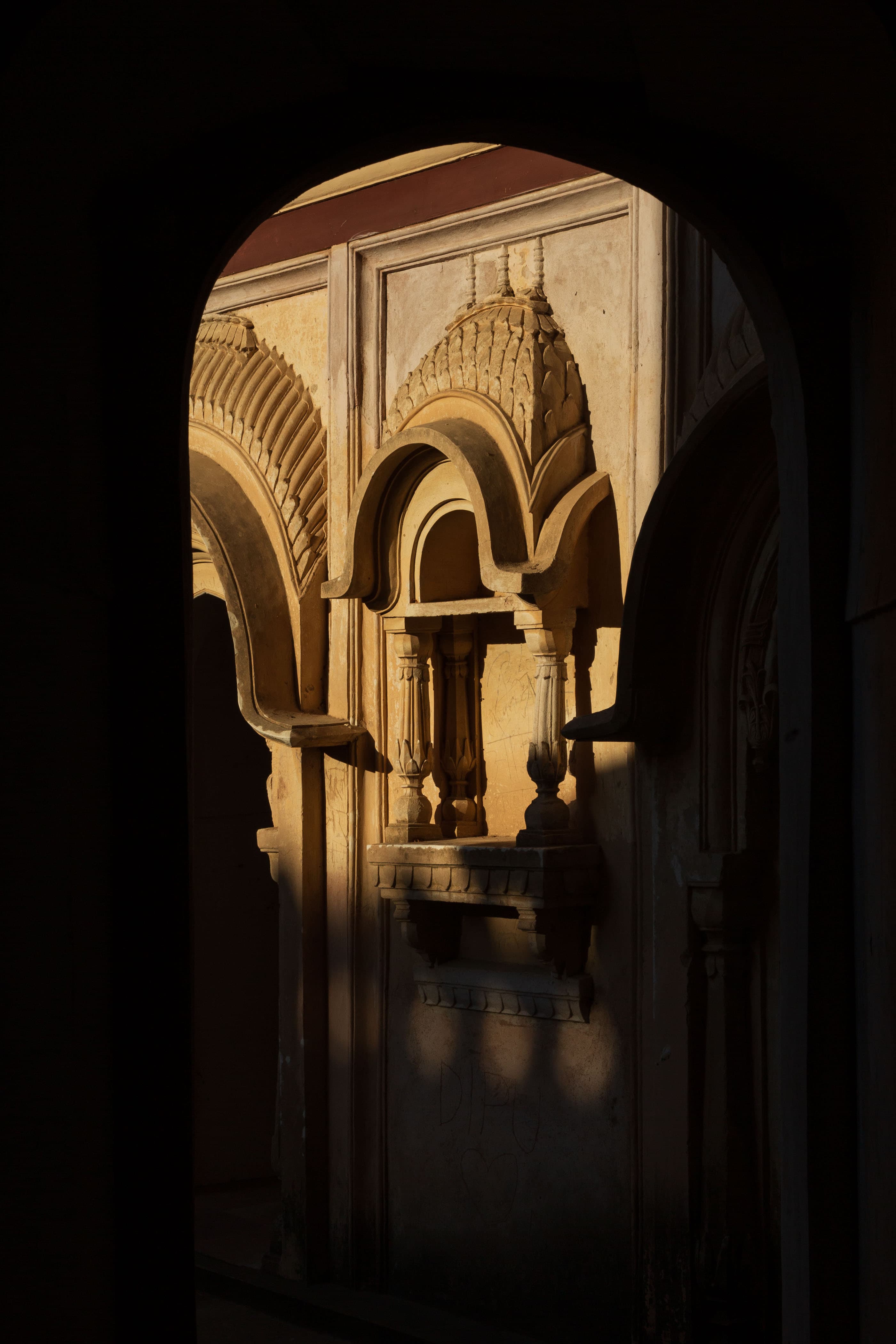 Arches Bathed in Gold