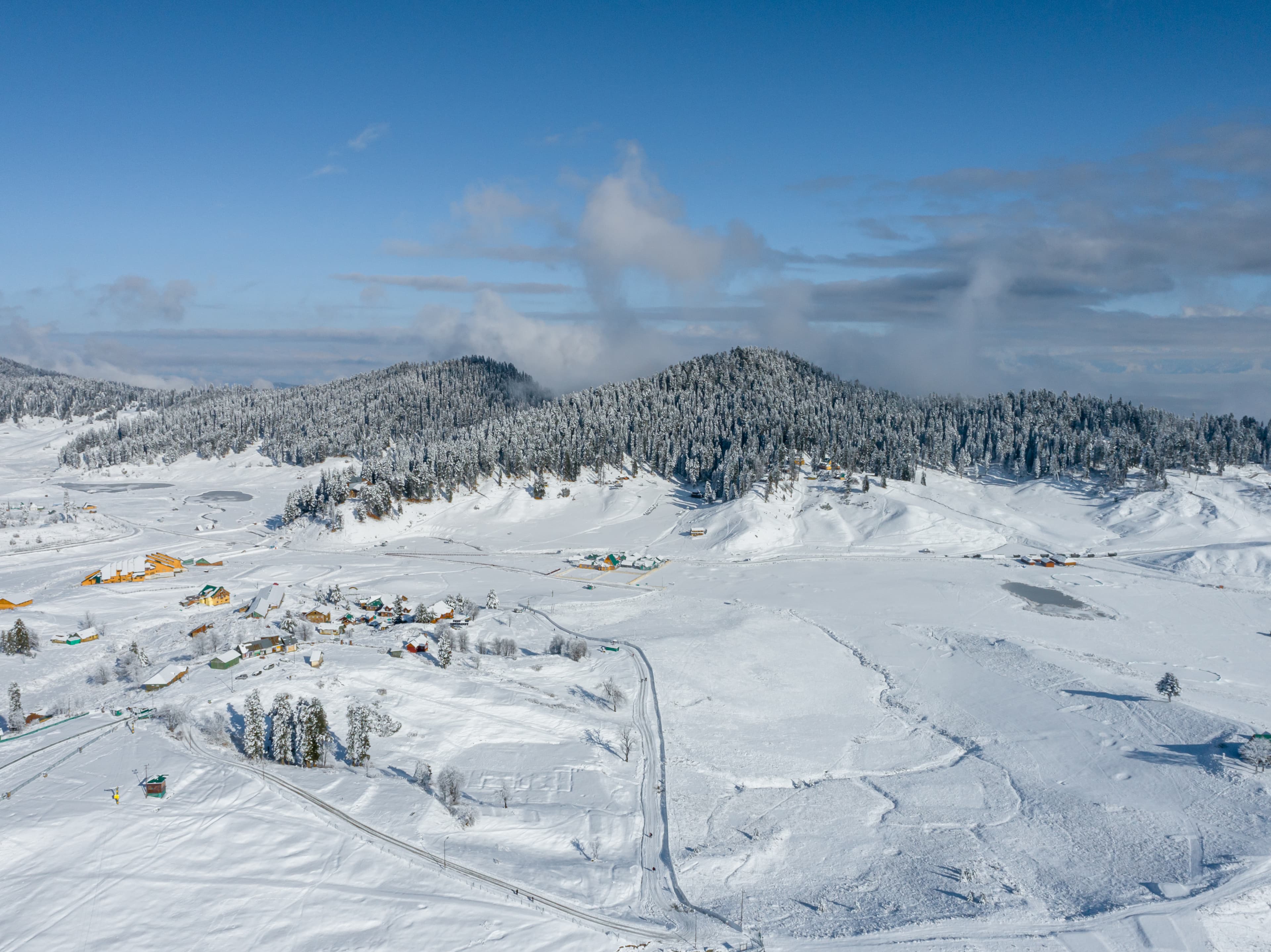 Snow-Kissed Hills of Gulmarg