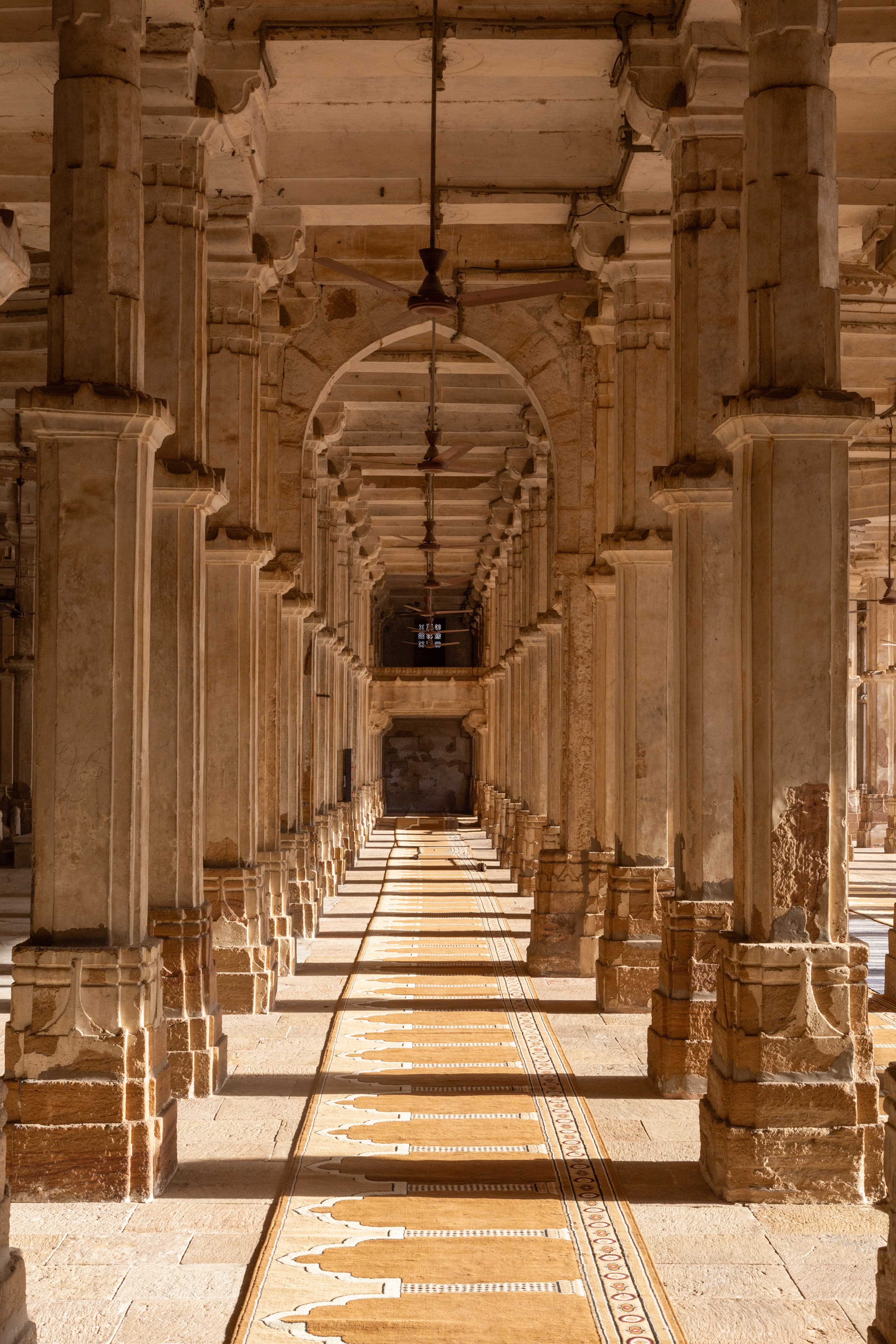 Sunlit Arches of Sarkhej Roza