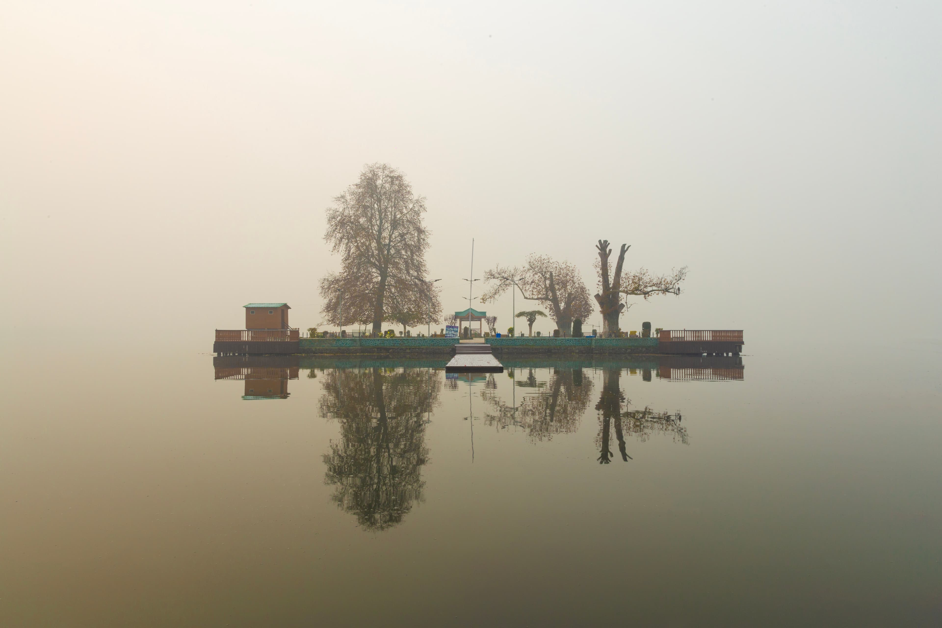Still Reflections – Chaar Chinar, Dal Lake