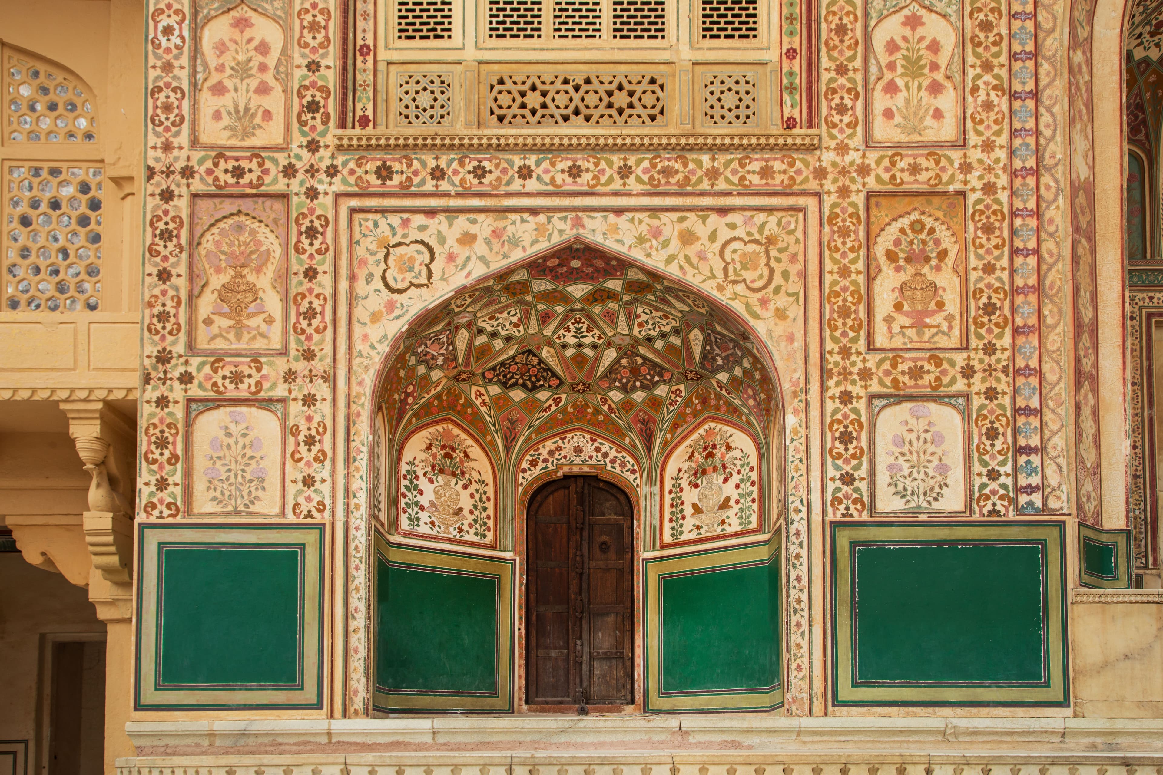 Floral Gateway – Painted Arch of Amer Fort