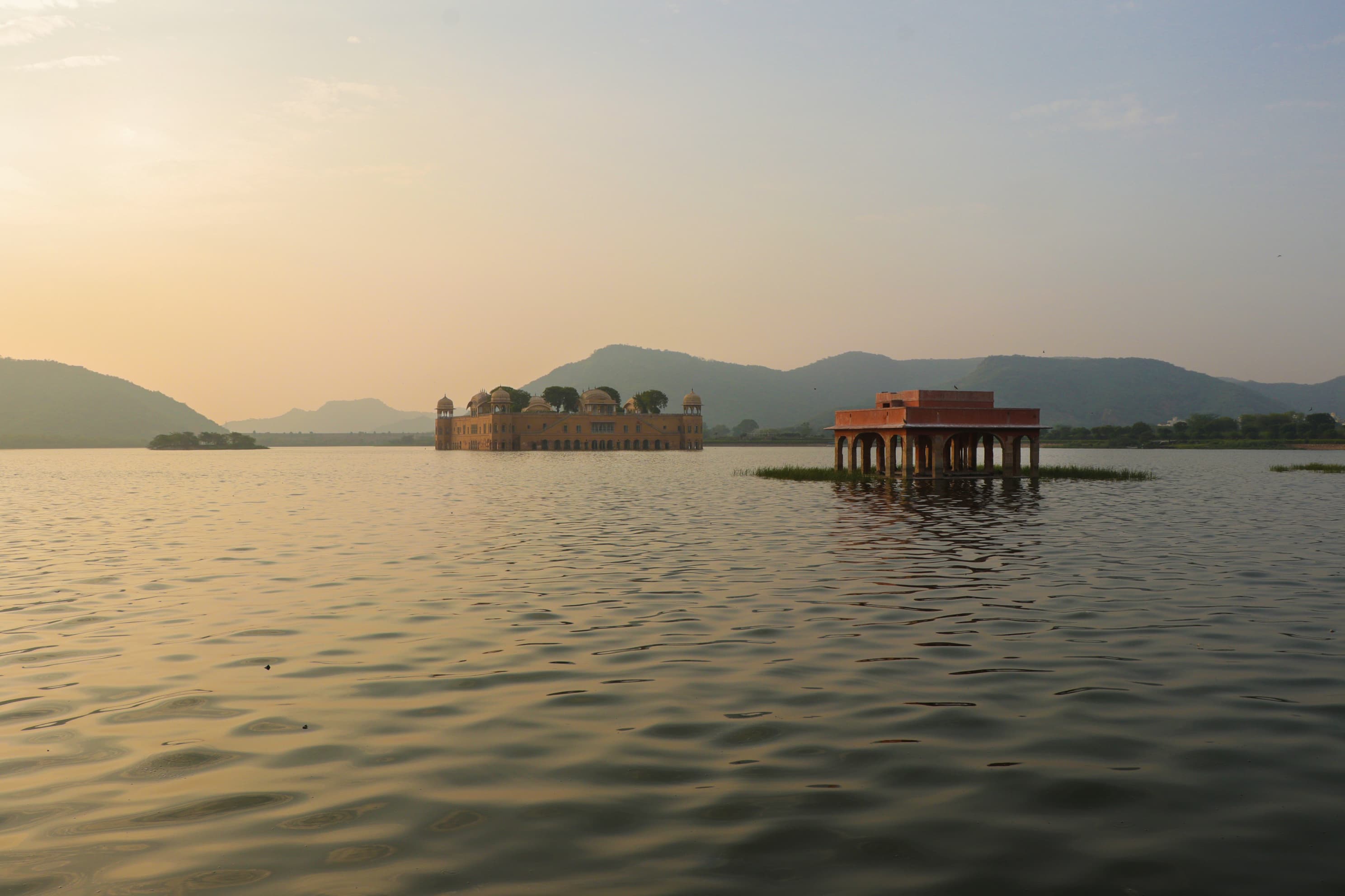 Jal Mahal Serenity in Golden Hour