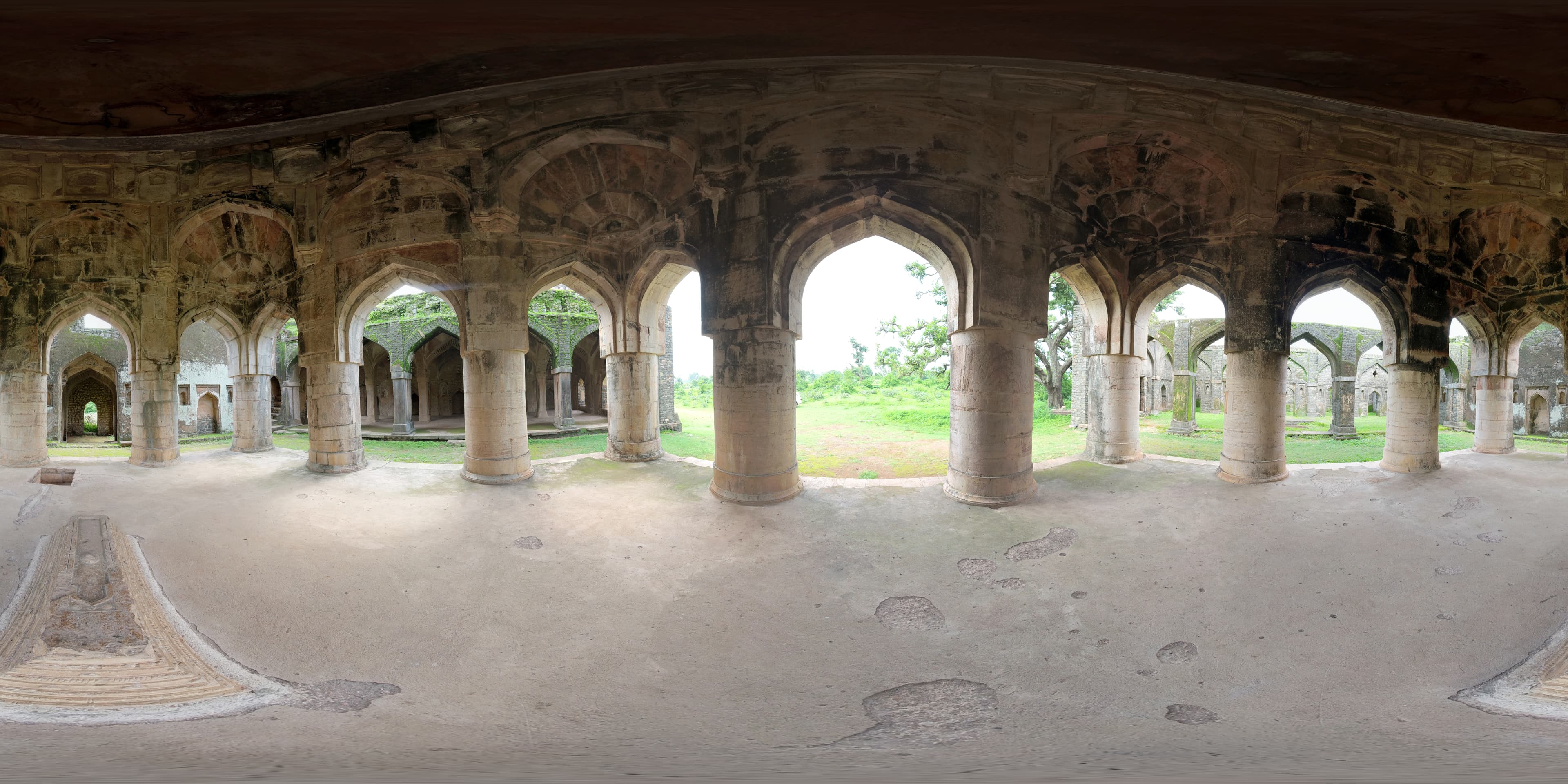 Echoes of Arches: Inside Hathi Mahal
